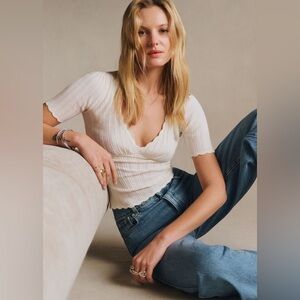 Sezane Chloe jumper - ecru